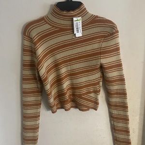 Say What? Kids stripped turtle neck sweater Size Medium
